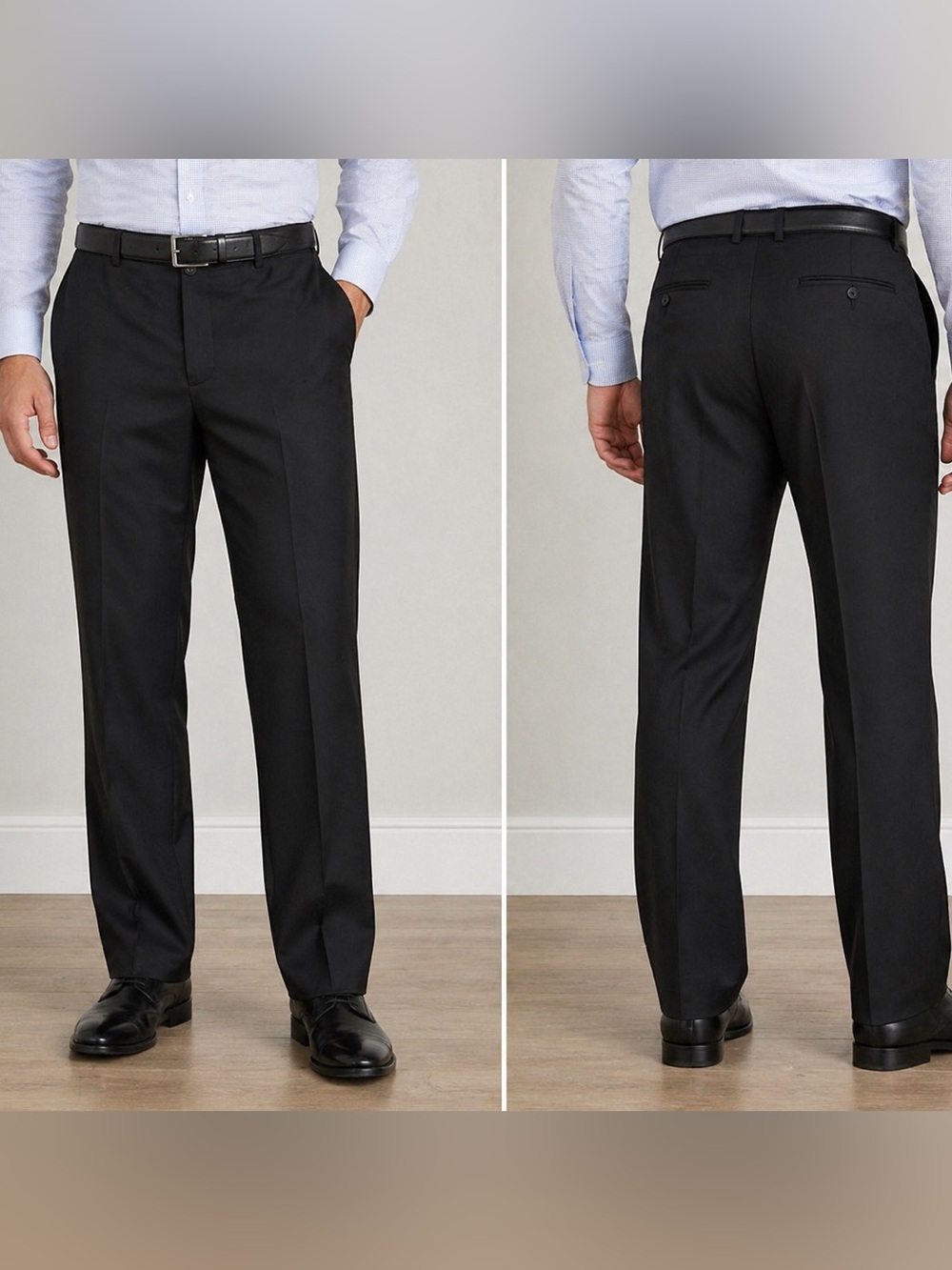 Haggar Black Classic Fit Dress Pants